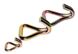 Крюк для стяжных механизмов J-образный двойной Magnus-Profi, 5 т, лента 50 мм