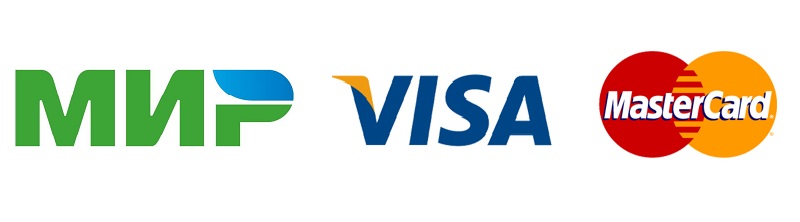 логотип МИР логотип VISA International  логотип Mastercard Worldwide